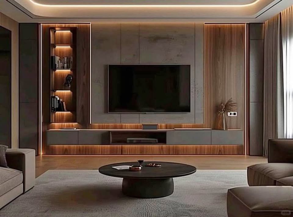 Custom Tv Wall