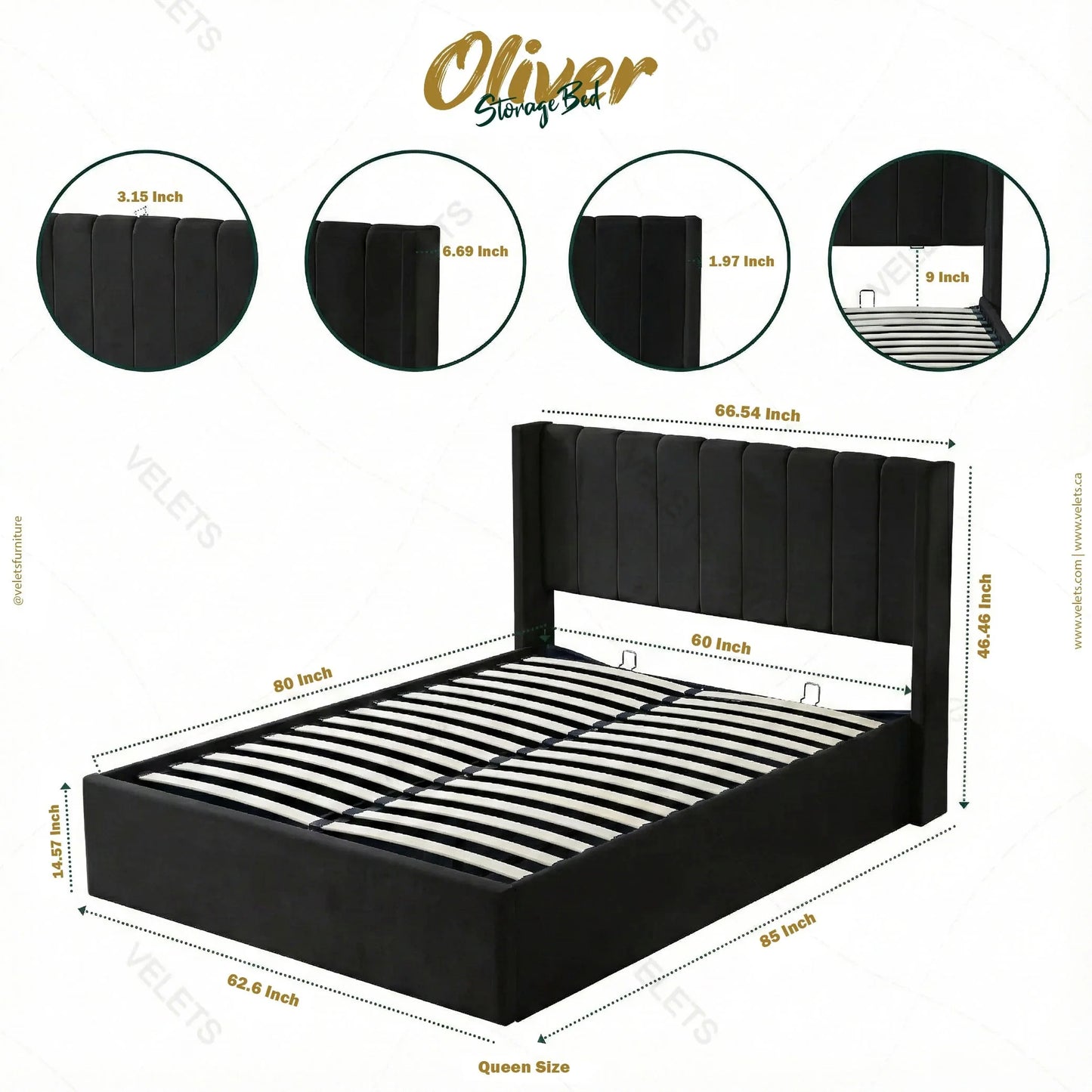 Oliver Storage Bed