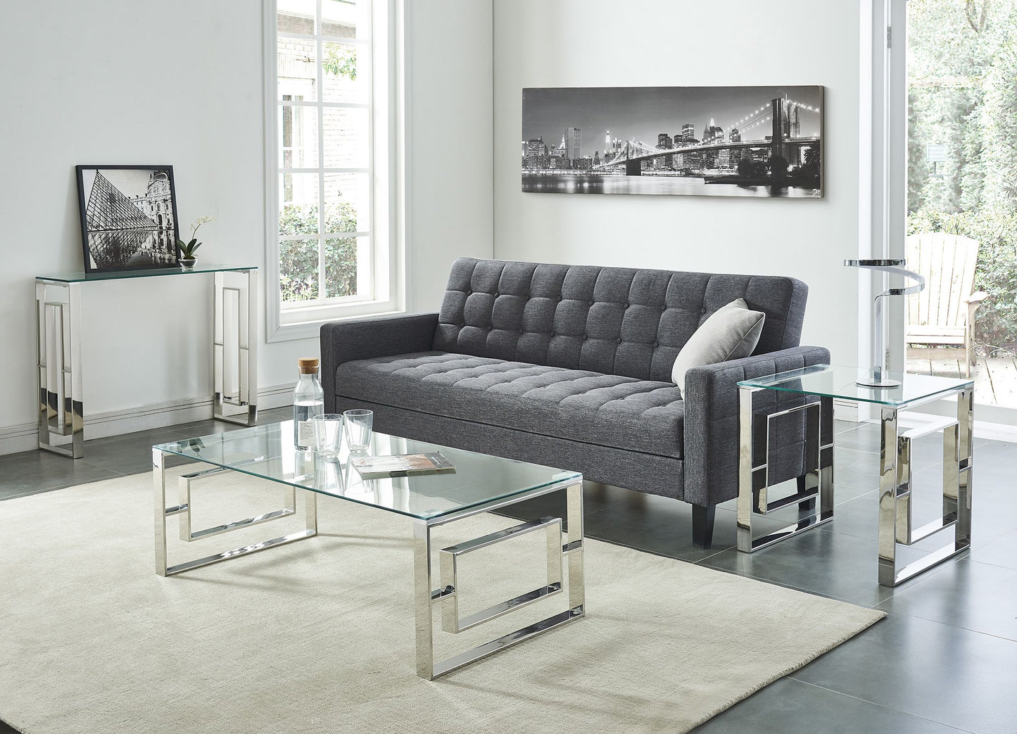 Eros Silver Coffee Table