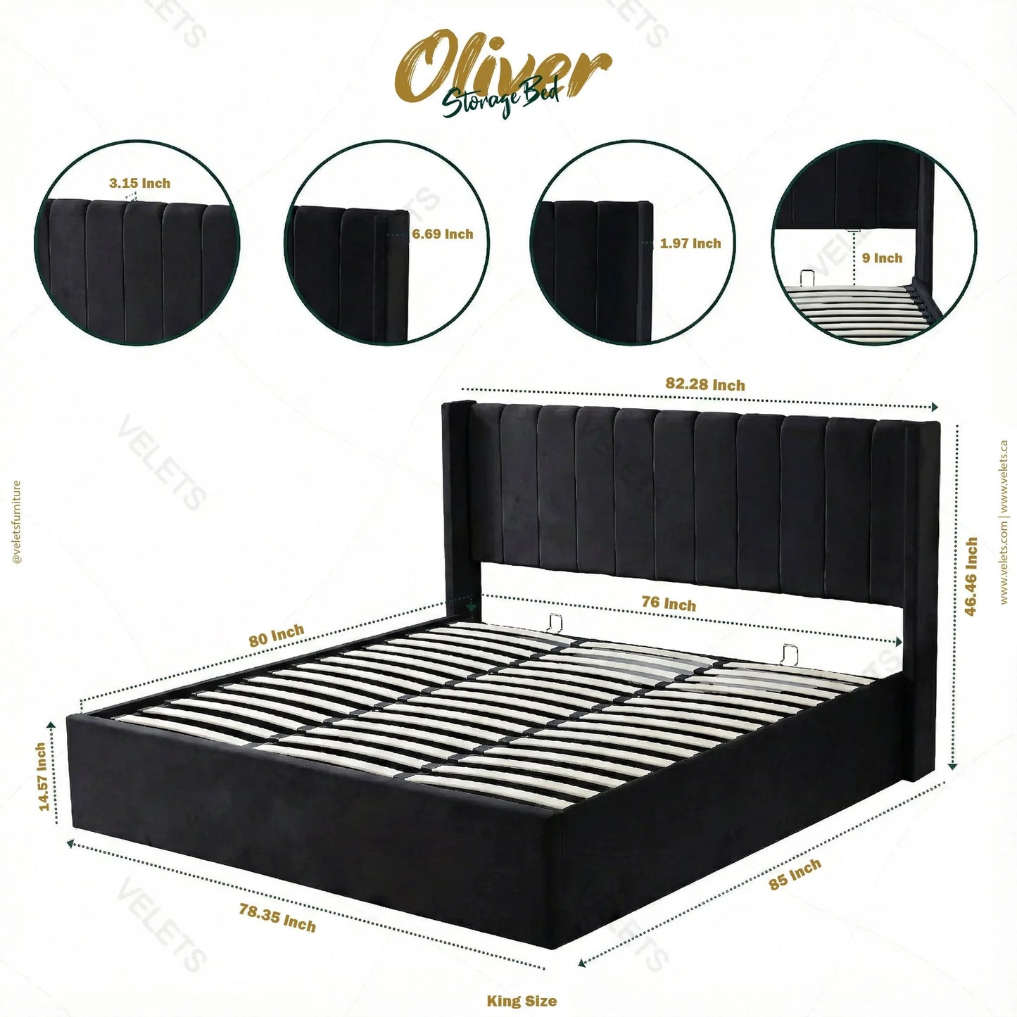Oliver Storage Bed
