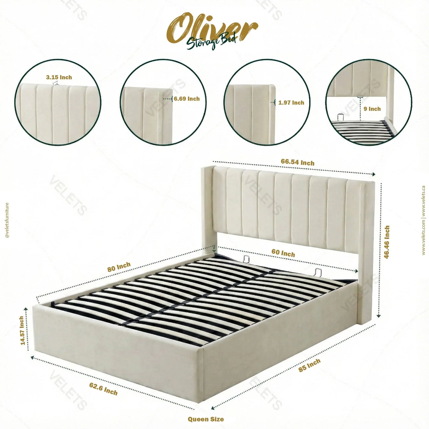 Oliver Storage Bed