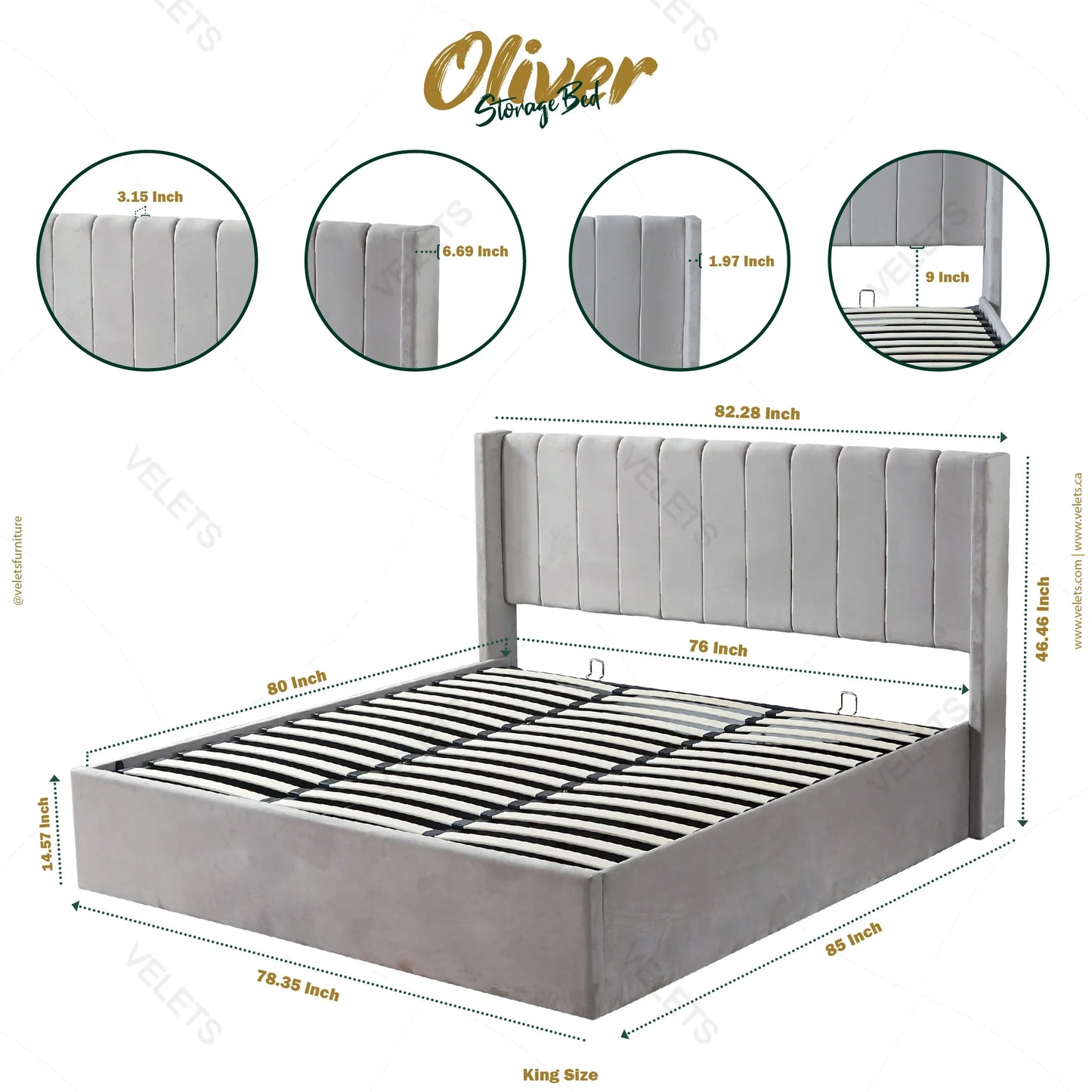 Oliver Storage Bed