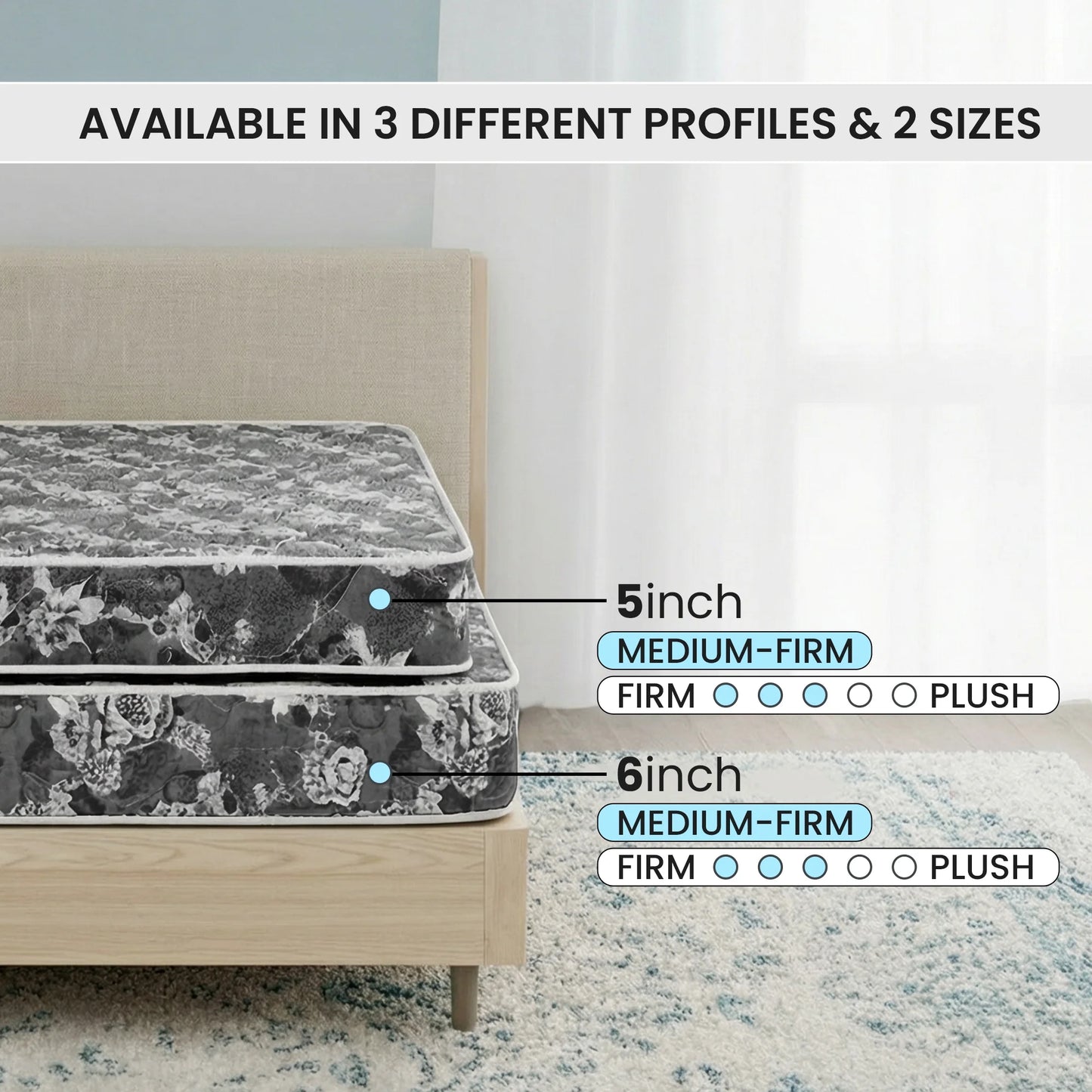 Reversible Premium Foam Mattresses by Alora